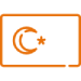 Türk Bayrağı Cam Tablo